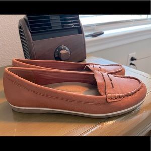 Ralph Lauren leather moccasins, size 7